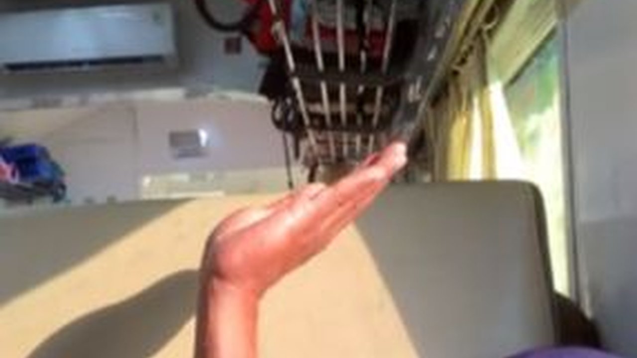 Momen Manis Ayah 'Lindungi' Anaknya dari Tetesan Air Bocor di Dalam Gerbong Kereta Api, Enggak Mau Ditawari Tisu