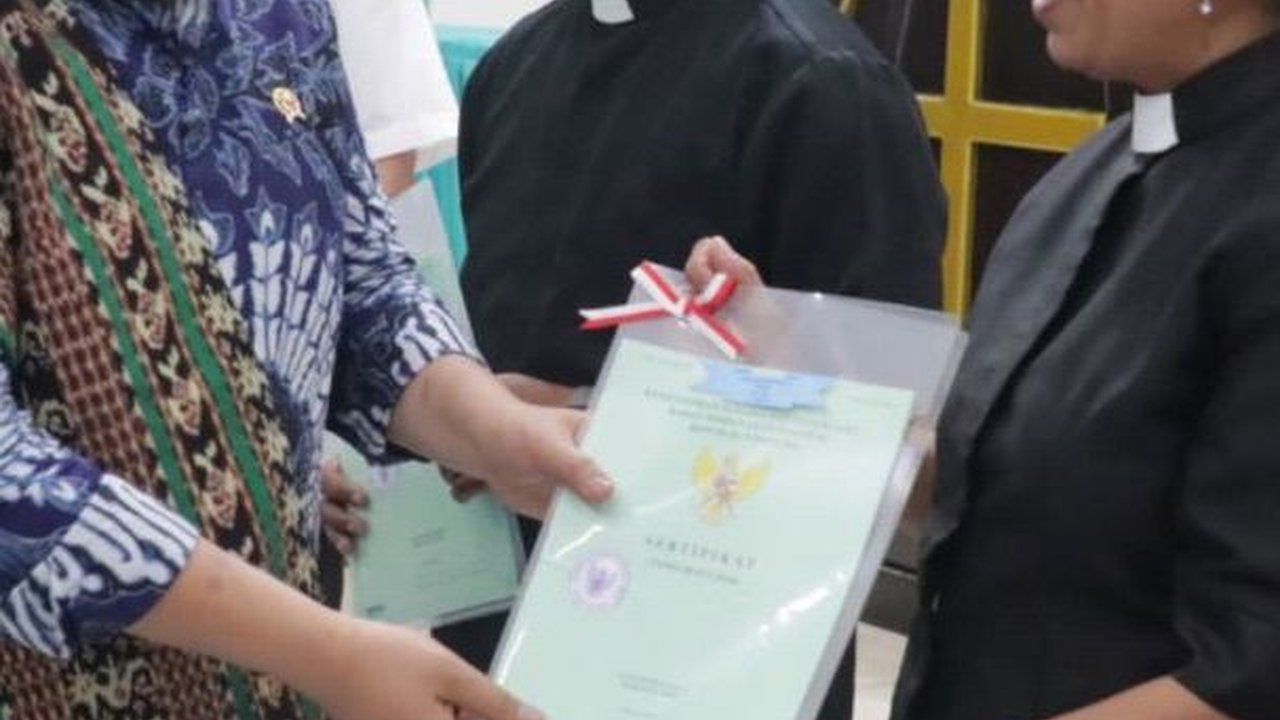 Lebih dari Satu Abad, Gereja di Kupang Akhirnya Punya Sertifikat Tanah