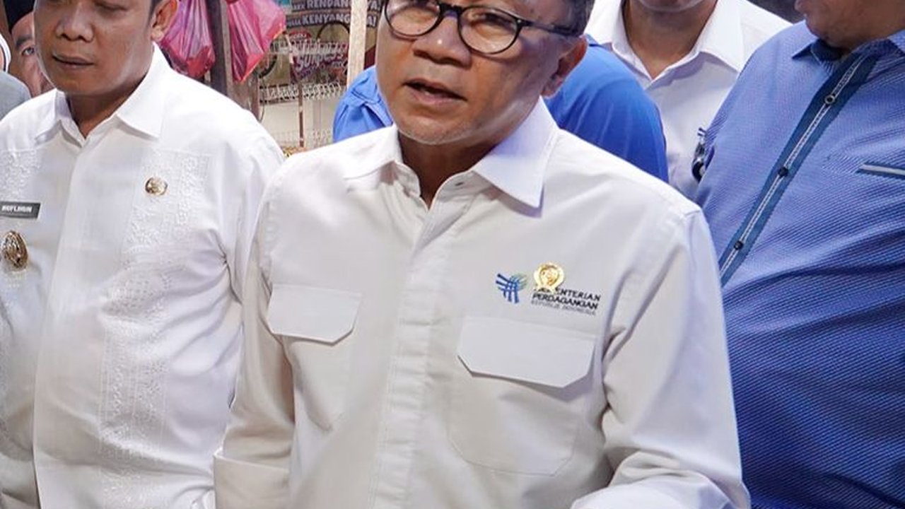 Mendag Tinjau Pasar Palapa di Riau, Ungkap Harga Bapok Masih Stabil