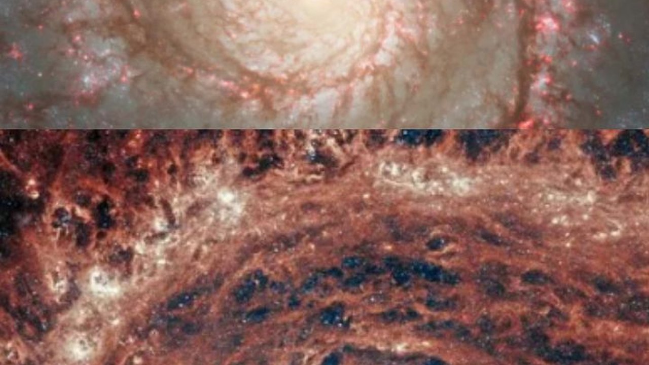 Ini Hasil Jepretan Teleskop James Webb Abadikan Galaksi M51 yang Belum Pernah Terlihat Jelas