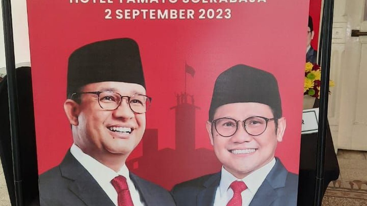 Panggung Deklarasi Pasangan Anies-Cak Imin Sudah Berdiri di Hotel Majapahit Surabaya