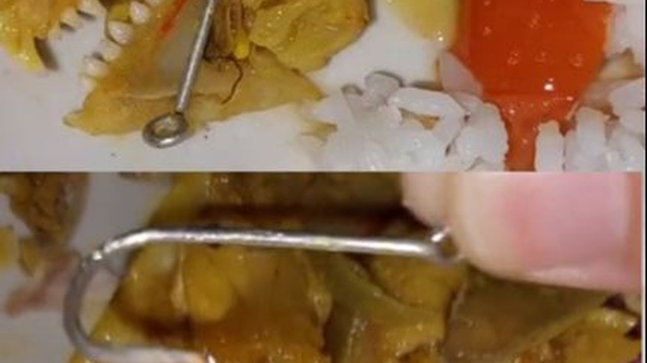 Asyik Makan, Wanita Ini Malah Temukan Benda Nyeleneh di Lauknya