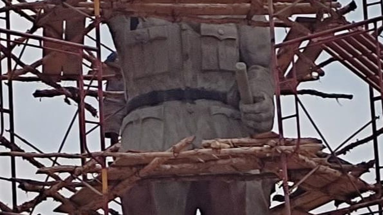 Ini Kontraktor Pembangunan Patung Bung Karno di Banyuasin yang Disebut Tak Mirip