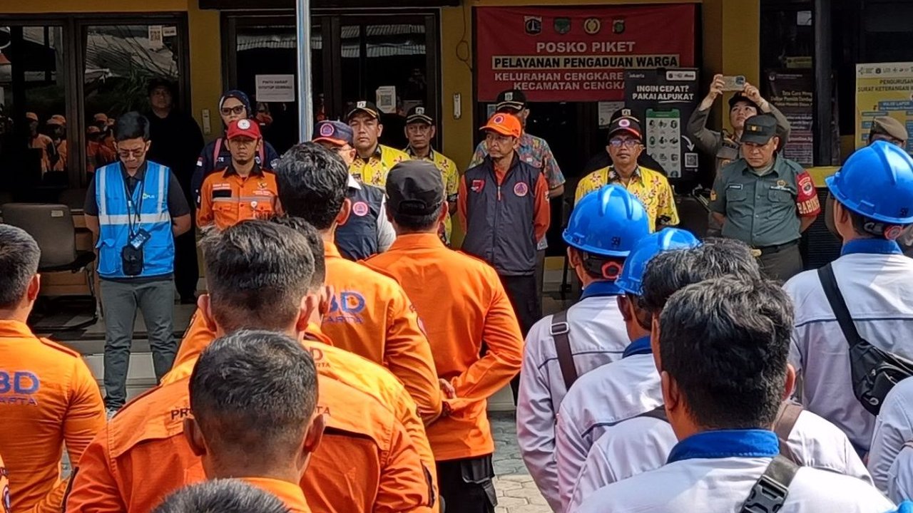 120 Personel Gabungan Disebar, Cek Aliran Listrik Warga Cengkareng Cegah Kebakaran
