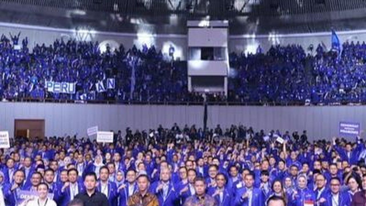 VIDEO: SBY Nyanyi Bikin Prabowo & AHY Asyik Goyang, Semua Tamu Rapimnas Joget