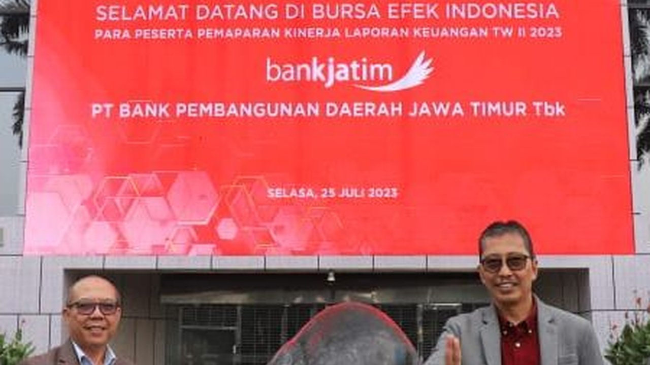 Penyaluran Kredit Bank Jatim Tumbuh Signifikan