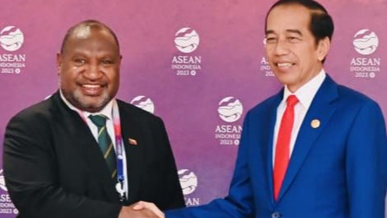 Bertemu PM Papua Nugini, Jokowi Senang Ekonomi di Perbatasan Kembali Menggeliat