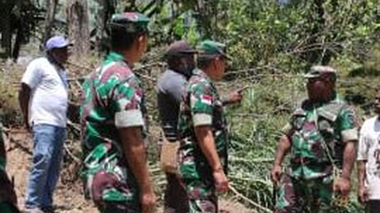 Jenderal TNI Bintang Satu Injak Tanah Wamena, Cek Kondisi AIr Bersih Warga