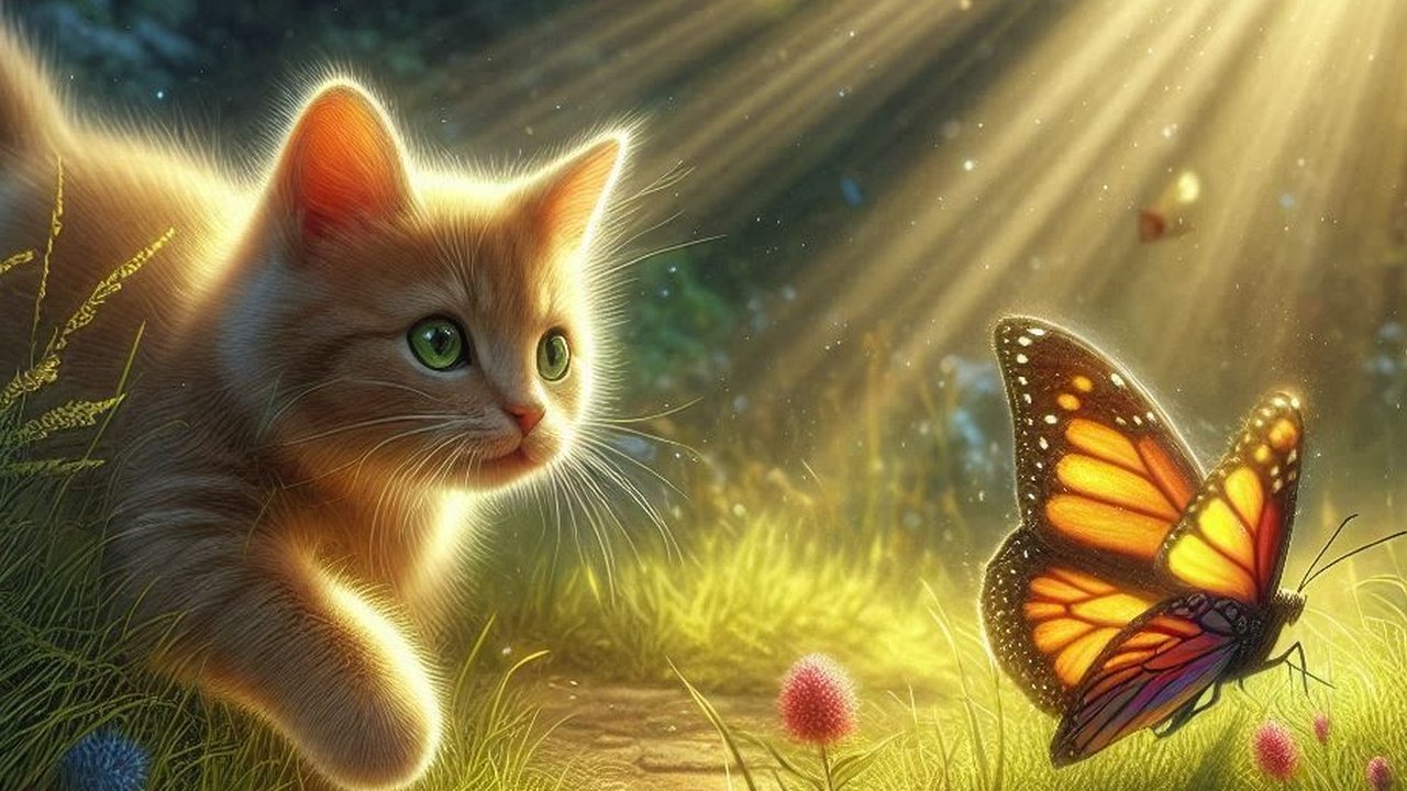 Ilustrasi Kucing Main