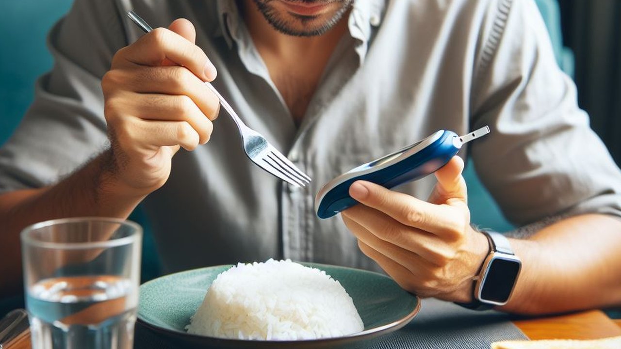 Ilustrasi Penderita Diabetes Makan Nasi Putih