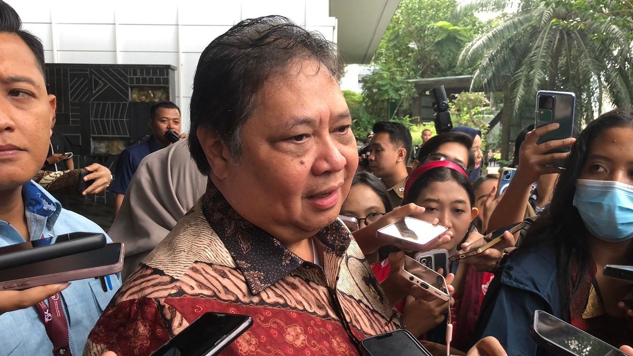 Jakarta Diguyur Hujan Saat Hari Pencoblosan, Airlangga: Pertanda Enak Buat Tidur