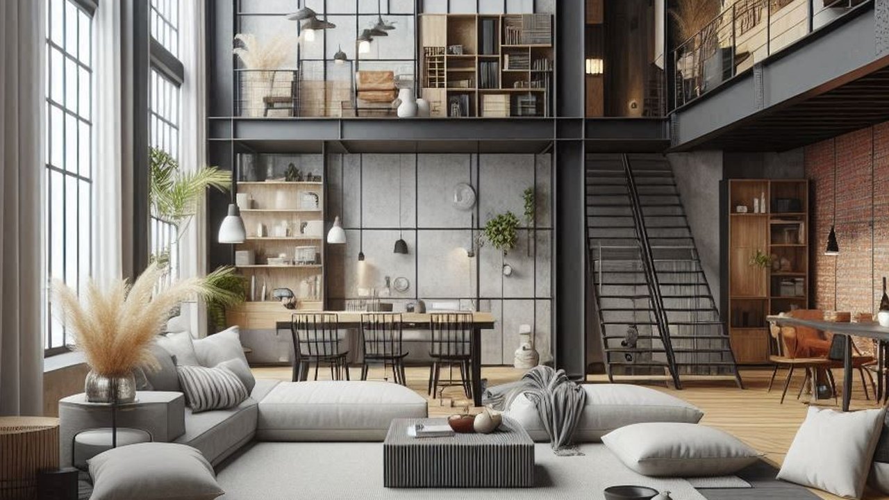 Rumah Minimalis Industrial