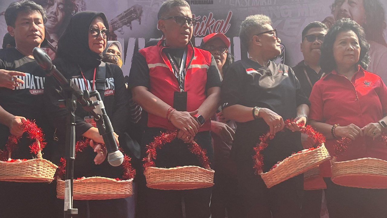 Salah satu alasan perpanjangan kepengurusan itu karena Kongres PDI Perjuangan akan dilaksanakan pada 2025. (merdeka.com/Arie Basuki)