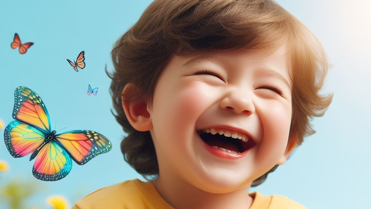 Ilustrasi Anak Tertawa