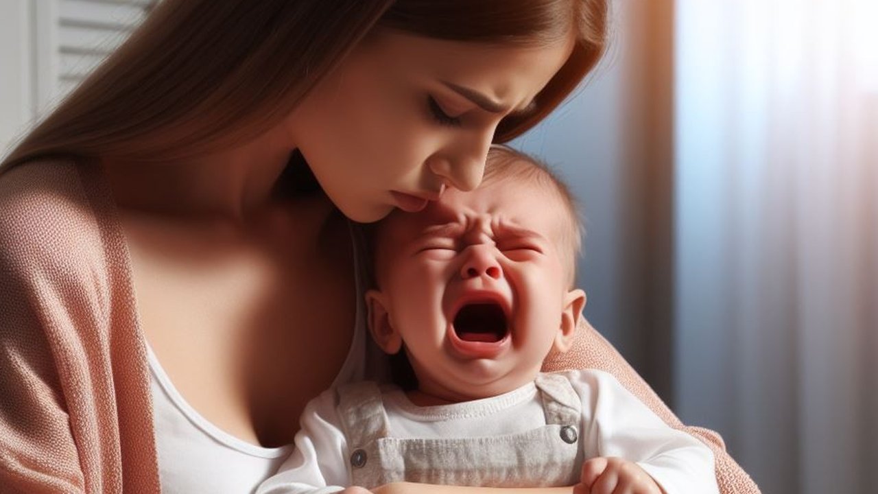 Ilustrasi Bayi Menangis
