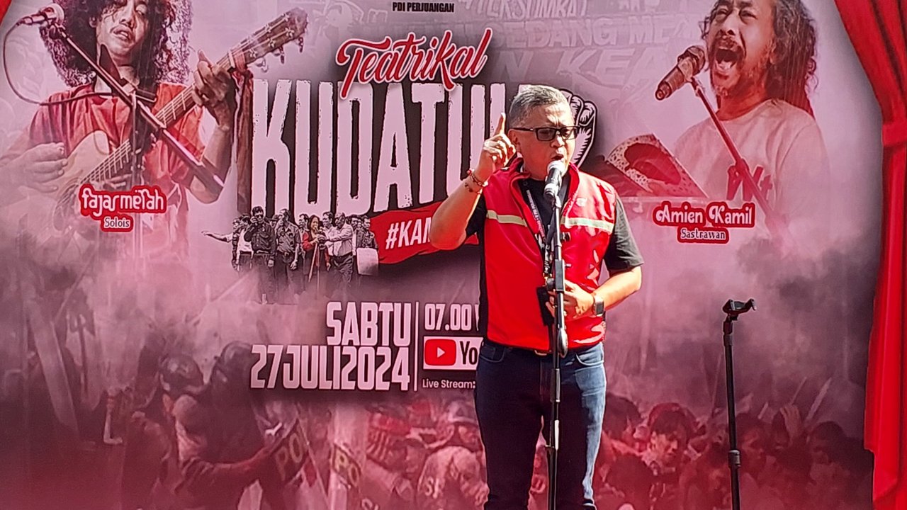 Hasto PDIP Peringati Kudatuli