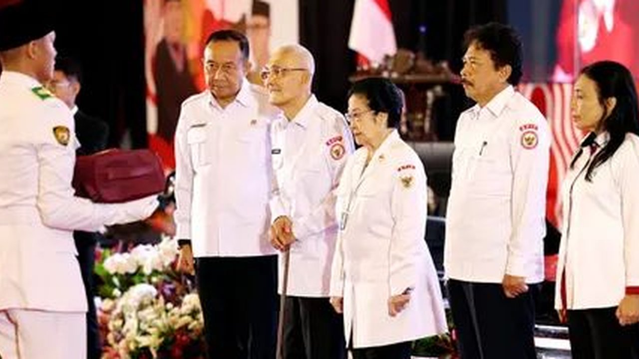 Ketua Umum DPP PDI Perjuangan (PDIP) Megawati Soekarnoputri di Balai Samudra, Jakarta, Senin (5/8/2024). (Foto: Dokumentasi PDIP).