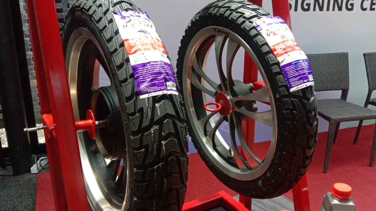 Planet Ban dan Gojek Luncurkan Ban Khusus untuk Motor Pekerja Keras (Jordy/Liputan6.com)