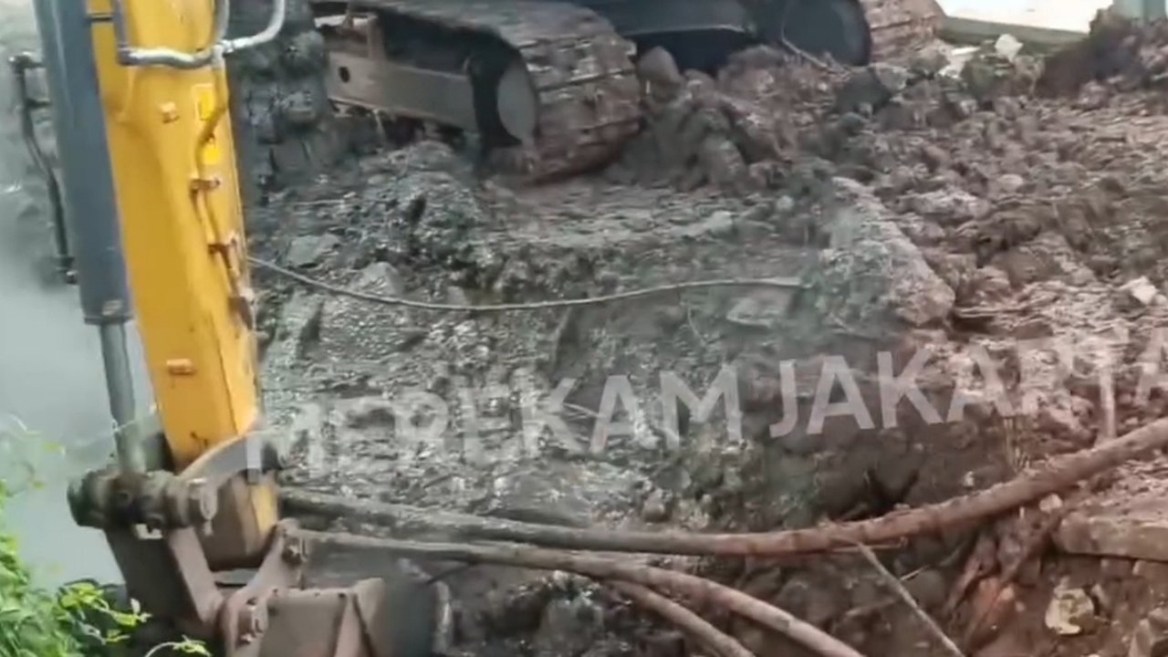 Semburan gas di Kuningan Jakarta Selatan
