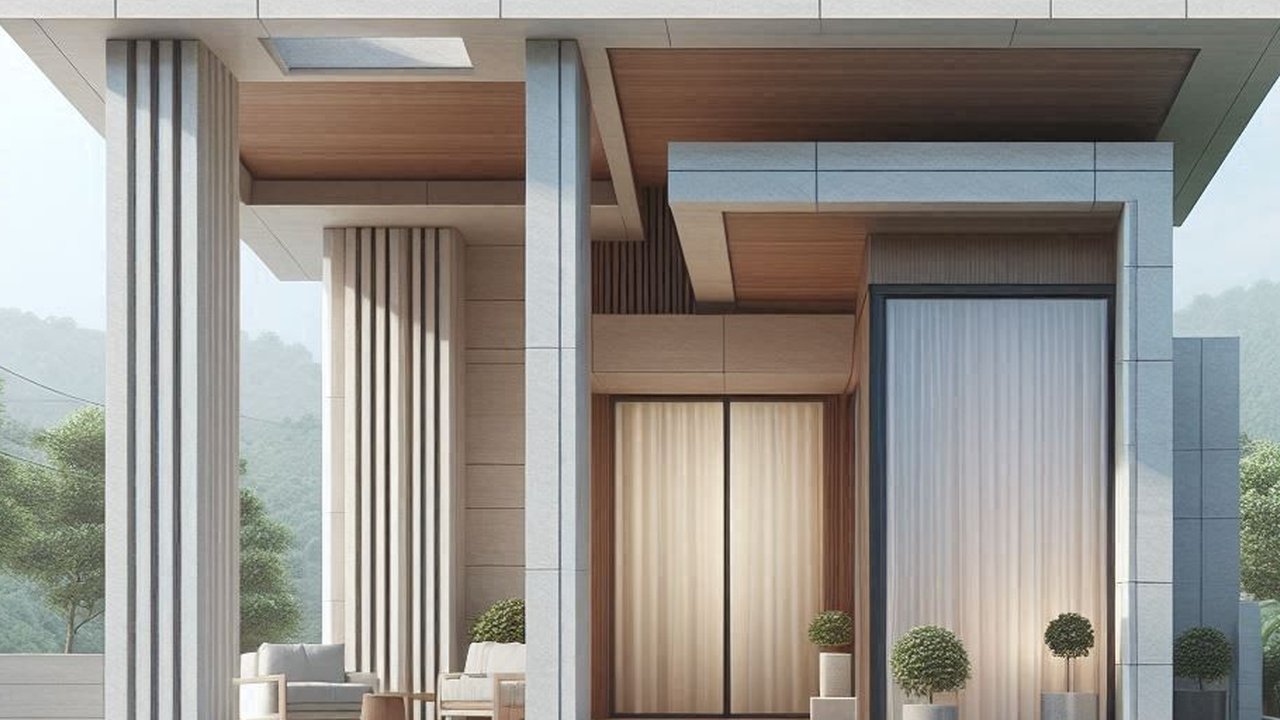 9 Model Keramik untuk Tiang Teras Depan Rumah