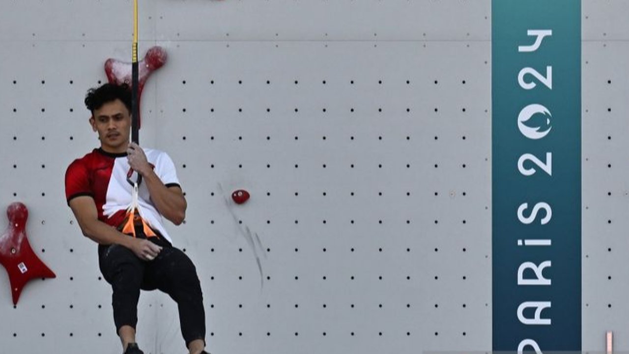 Momen Dramatis dan Menegangkan Veddriq Leonardo 'Spiderman' Raih Emas Pertama Indonesia di Olimpiade Paris