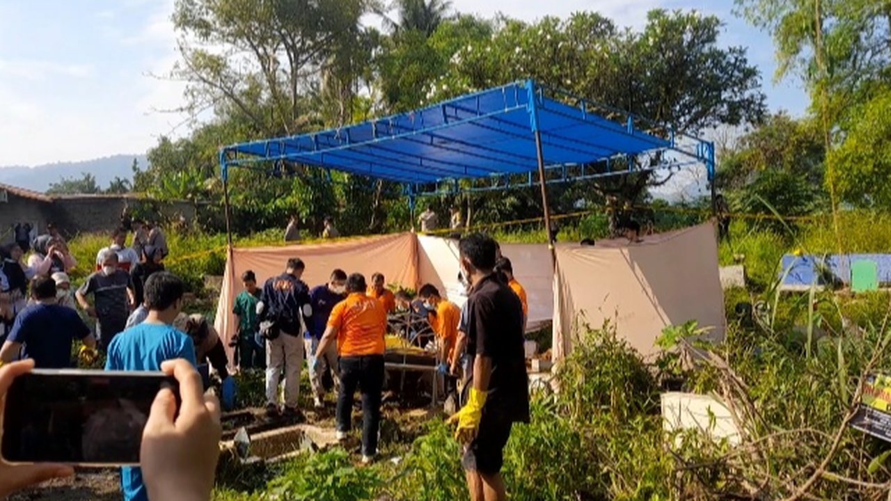Proses ekshumasi jasad Afif Maulana