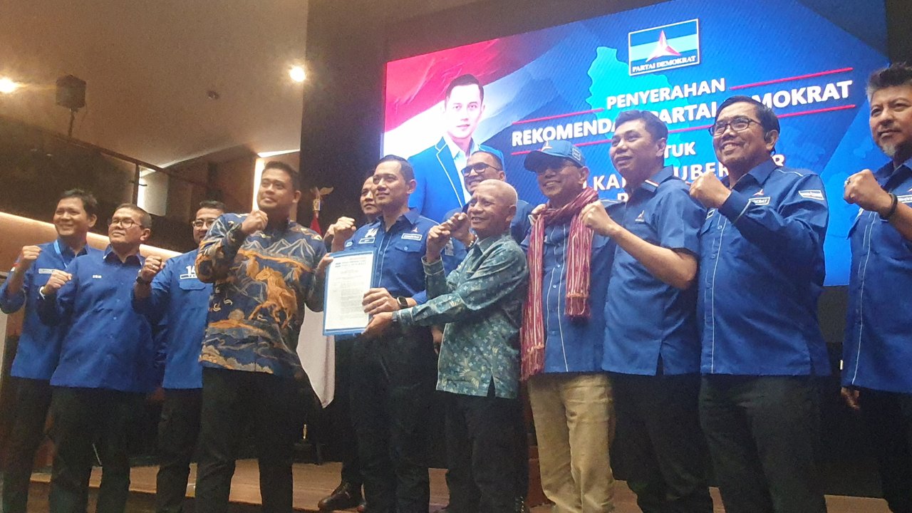 AHY Beri Tiket Dukungan untuk Tujuh Cagub dan Cawagub Pilkada 2024, Ada Bobby Nasution hingga Adik Zulhas