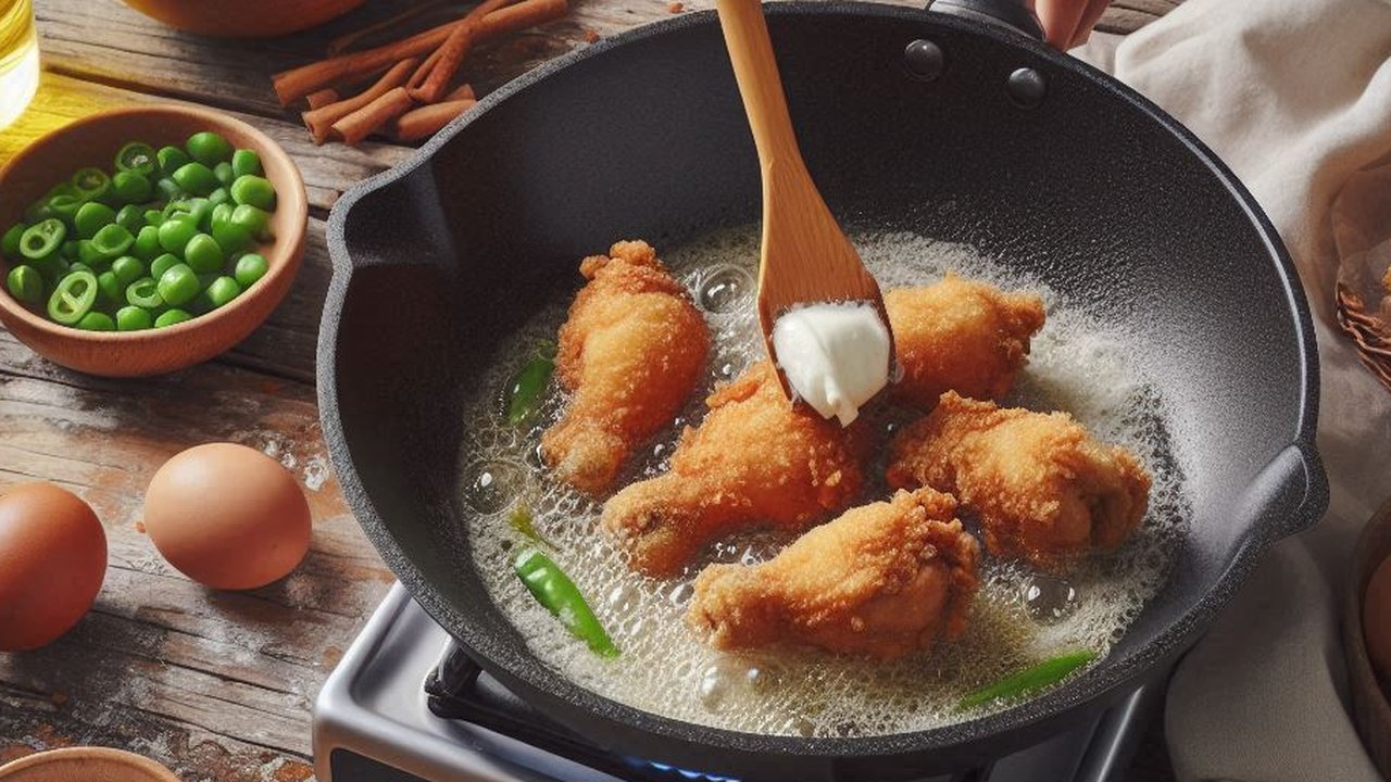 Ilustrasi Ayam Goreng Krispi