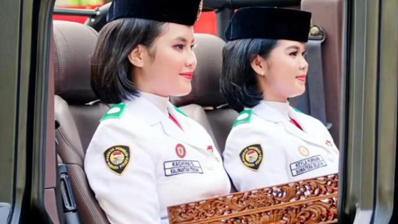 Sosok Kachina Ozora, Pembawa Bendera di Acara Kirab Bendera dari Monas ke IKN