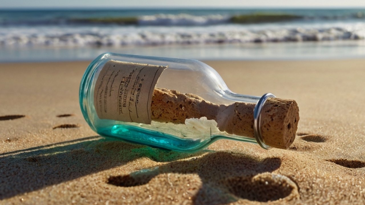 Sedang Jalan-jalan di Pantai, Pria ini Temukan Pesan dalam Botol sebelum Abad 20, Begini Isinya