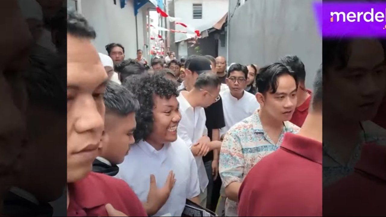 Aksi Marshel Berlagak Bak Paspampres Kawal Ketat Pejabat, Ekspresi Gibran Mengejutkan