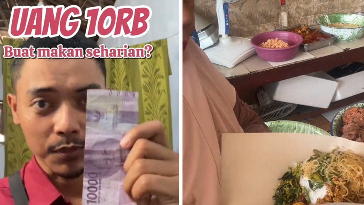 Bisa Makan Seharian dengan Rp10 Ribu di Sragen, Aksi Pria Ini Curi Perhatian