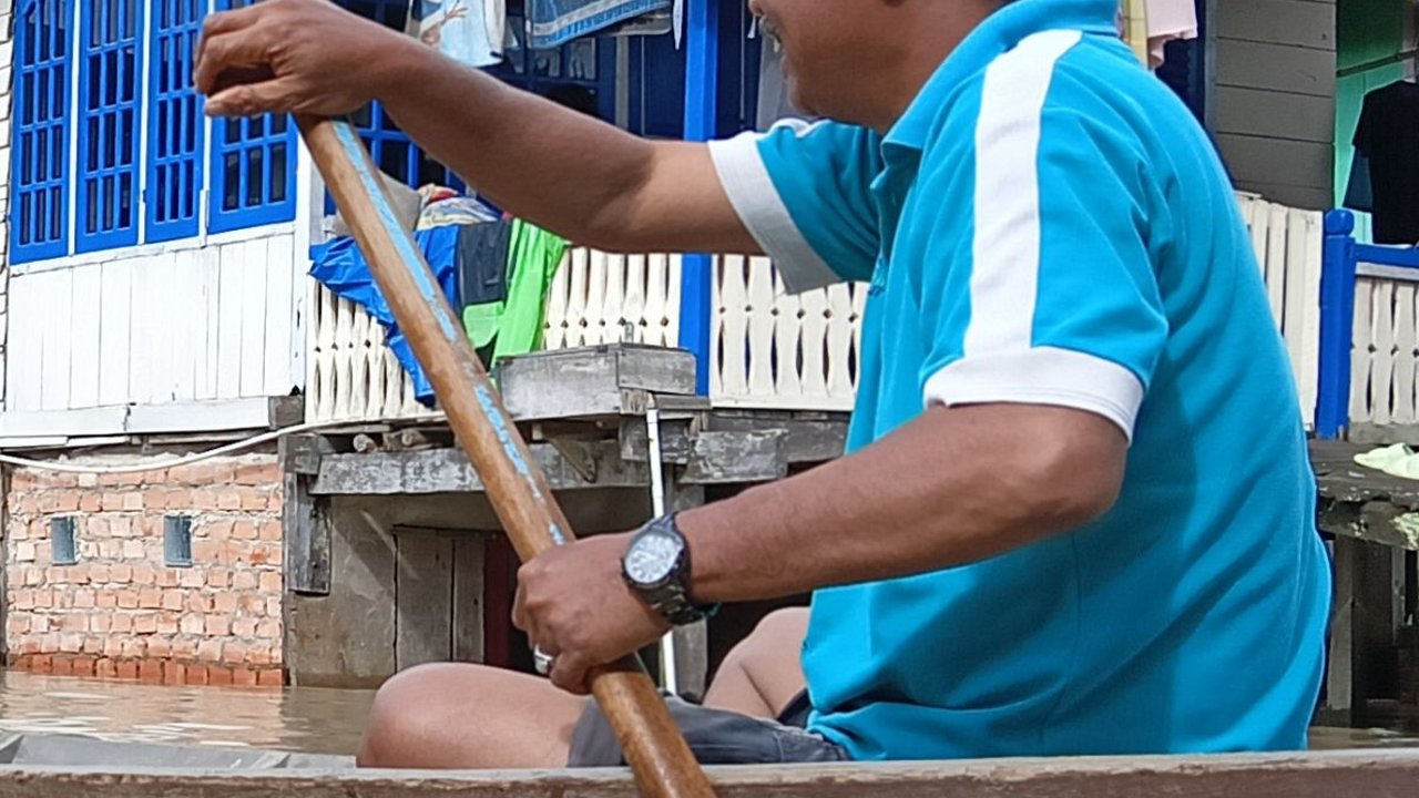 Seribu Lebih Rumah Terendam Banjir Usai Hujan Sepekan, Jambi Siaga Tiga
