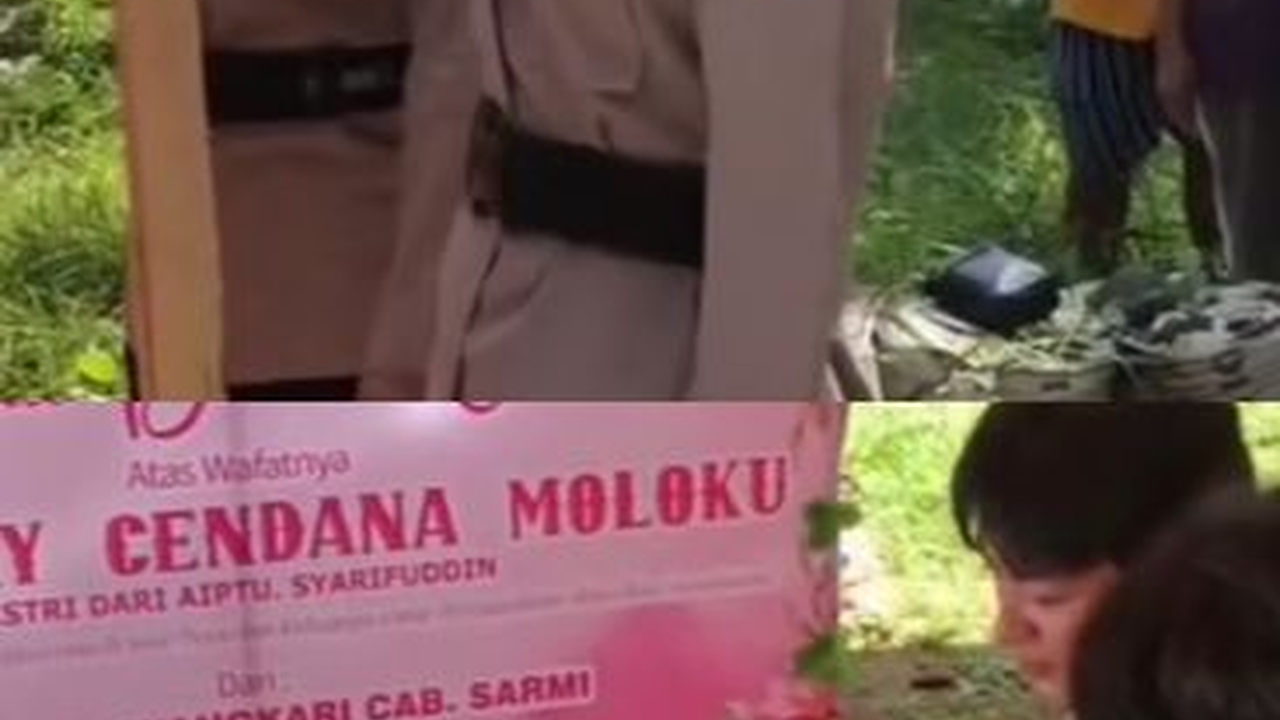 Resmi Jadi Polisi, Wanita Kembar Ini Beri Hormat saat Ziarah ke Makam Ibunda yang Wafat Jelang Pelantikan