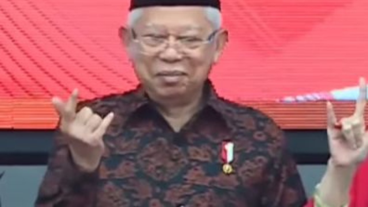 TKN Prabowo-Gibran Soal Ma'ruf Amin Salam Metal: Kita Hormati Sikap Beliau