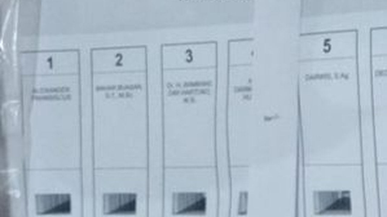 Penampakan Surat Suara Pemilu 2024 untuk Pemilih Tunanetra