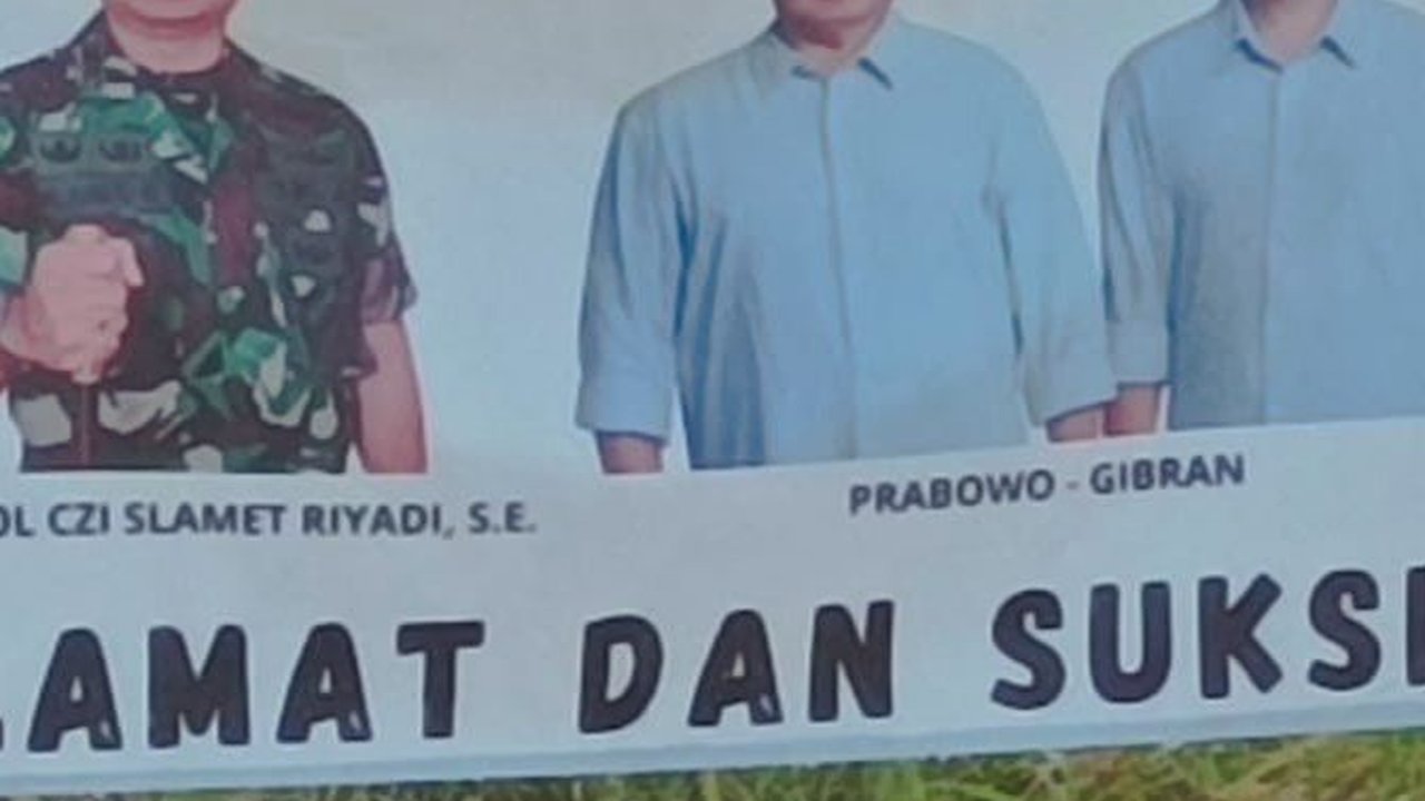 VIDEO: Kekesalan Dandim Sukoharjo Viral Spanduk Bareng Prabowo-Gibran: Itu Fitnah, Hoaks!