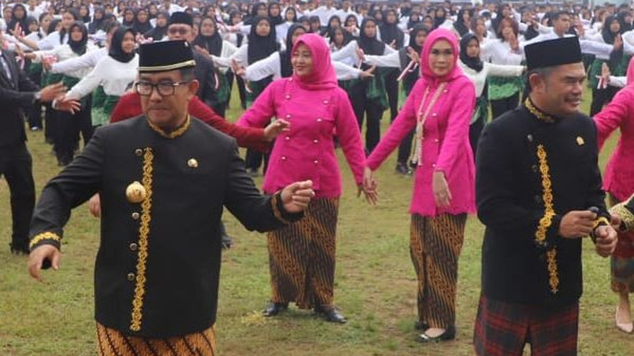 6.007 Peserta Tari Jepen Massal Meriahkan HUT Provinsi Kaltim