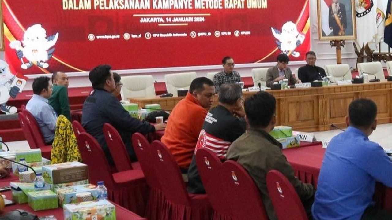 FOTO: Rapat Koordinasi KPU RI Mempersiapkan Kampanye Pemilu 2024 dengan Metode Rapat Umum