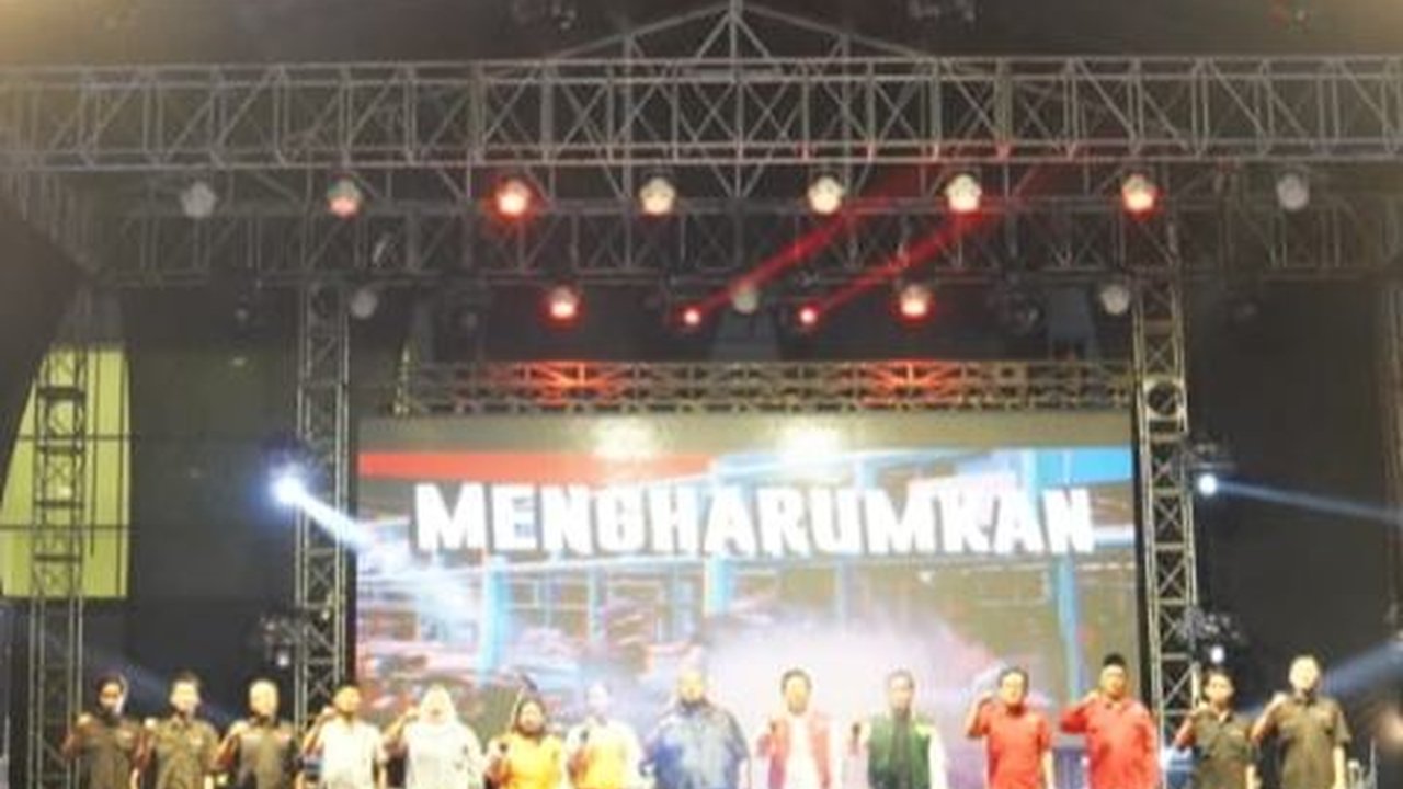 Puluhan Ribu Warga Magelang Kumpul di Pesta Rakyat Ganjar-Mahfud