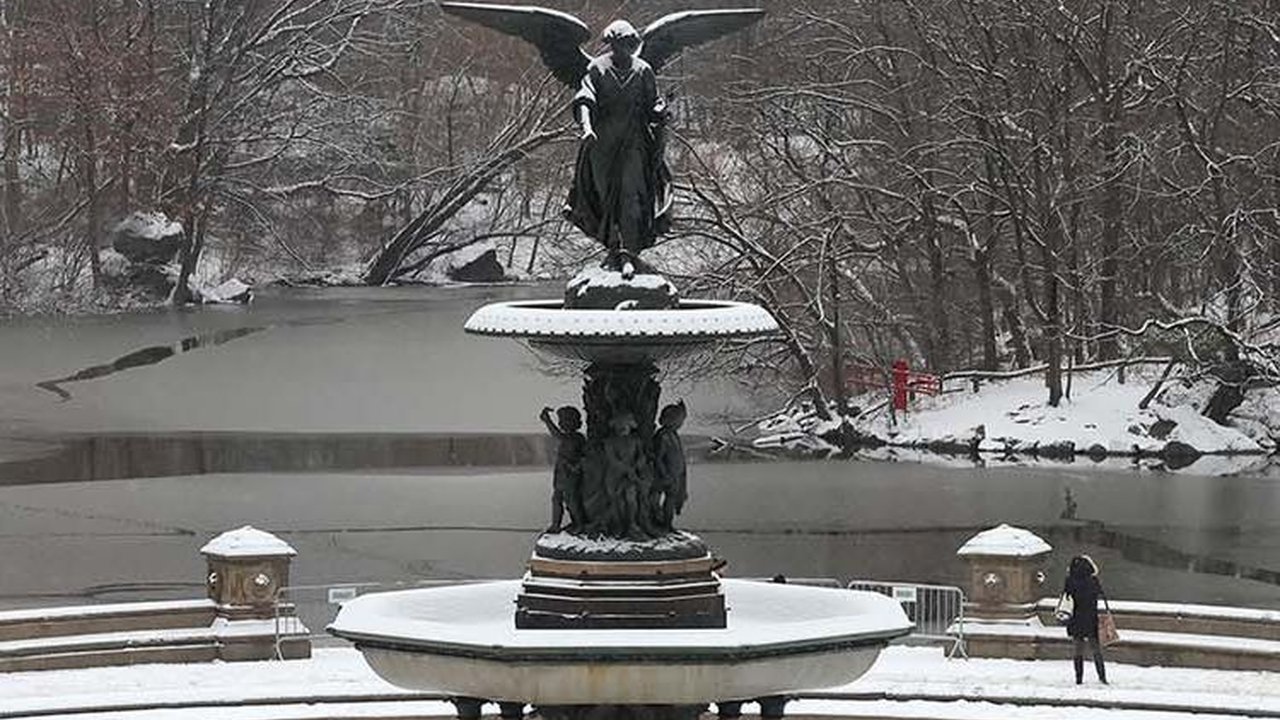FOTO: Momen Kota New York Akhirnya Diguyur Hujan Salju Pertama Setelah 700 Hari