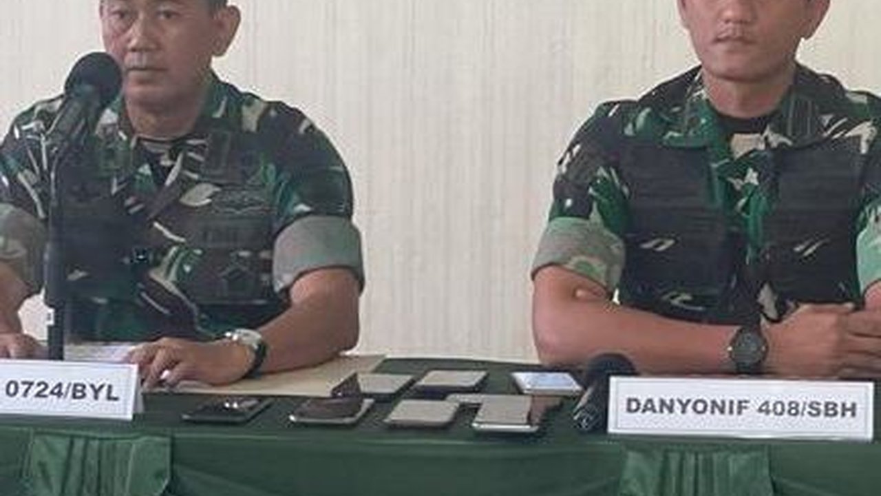 6 Prajurit TNI Penganiaya Relawan Ganjar-Mahfud Ditahan Selama 20 Hari