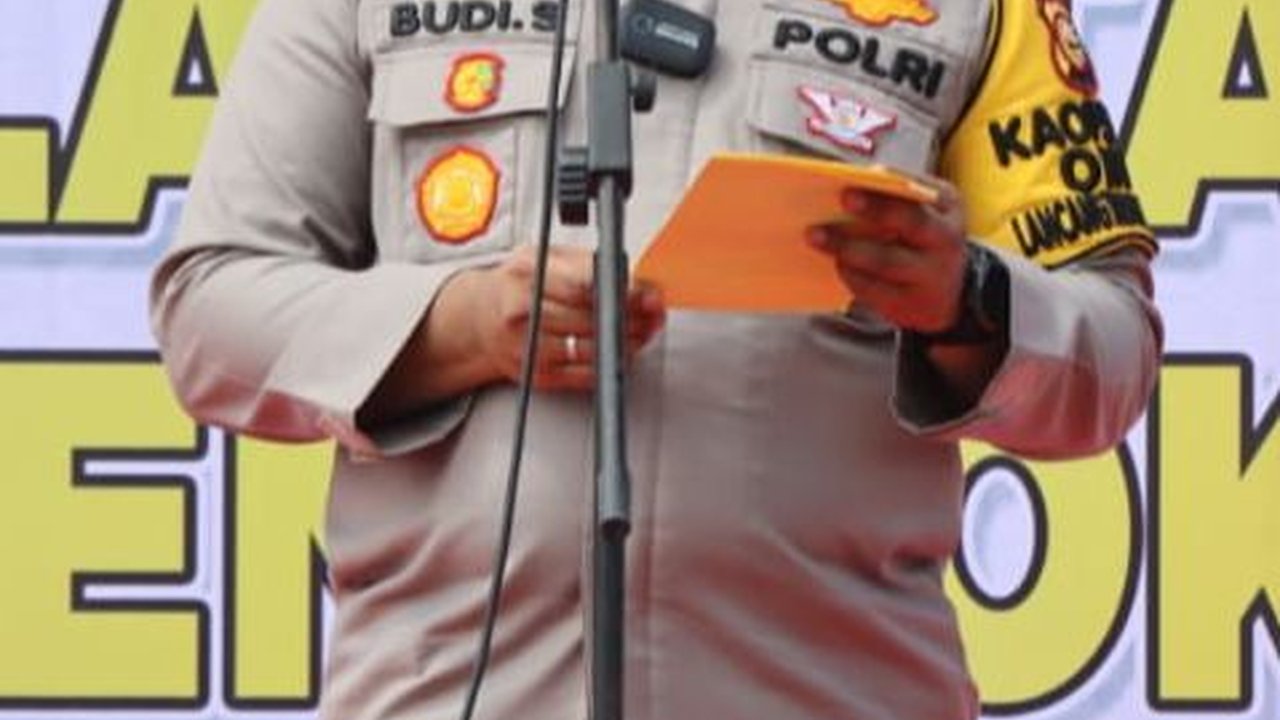 Kapolres Rohul Ajak Masyarakat Tertib Berlalu Lintas Wujudkan Pemilu Aman dan Damai