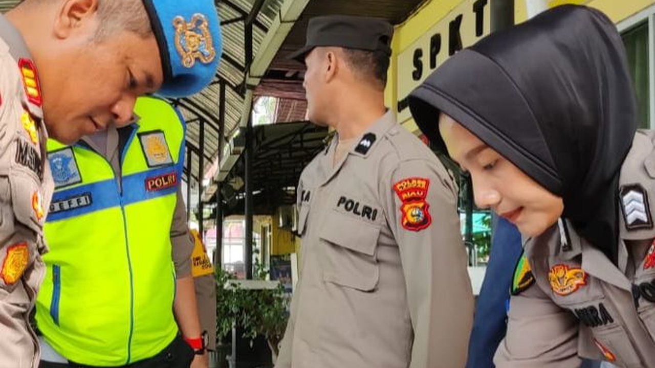 Jelang Pemilu 2024, Polres Kampar Tes Urine Seluruh Personel
