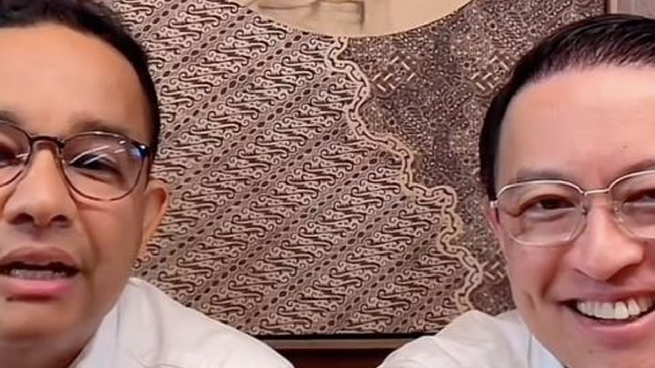 ⁠Duduk Samping Anies, Tom Lembong Nyerah Diminta Tirukan Suara Singa 