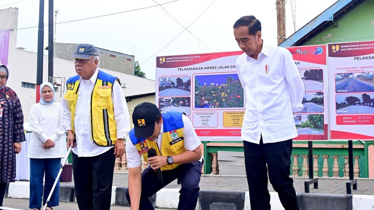 Rombongan Presiden Melintas di Temanggung Warga Teriaki Ganjar, Ini Reaksi Jokowi
