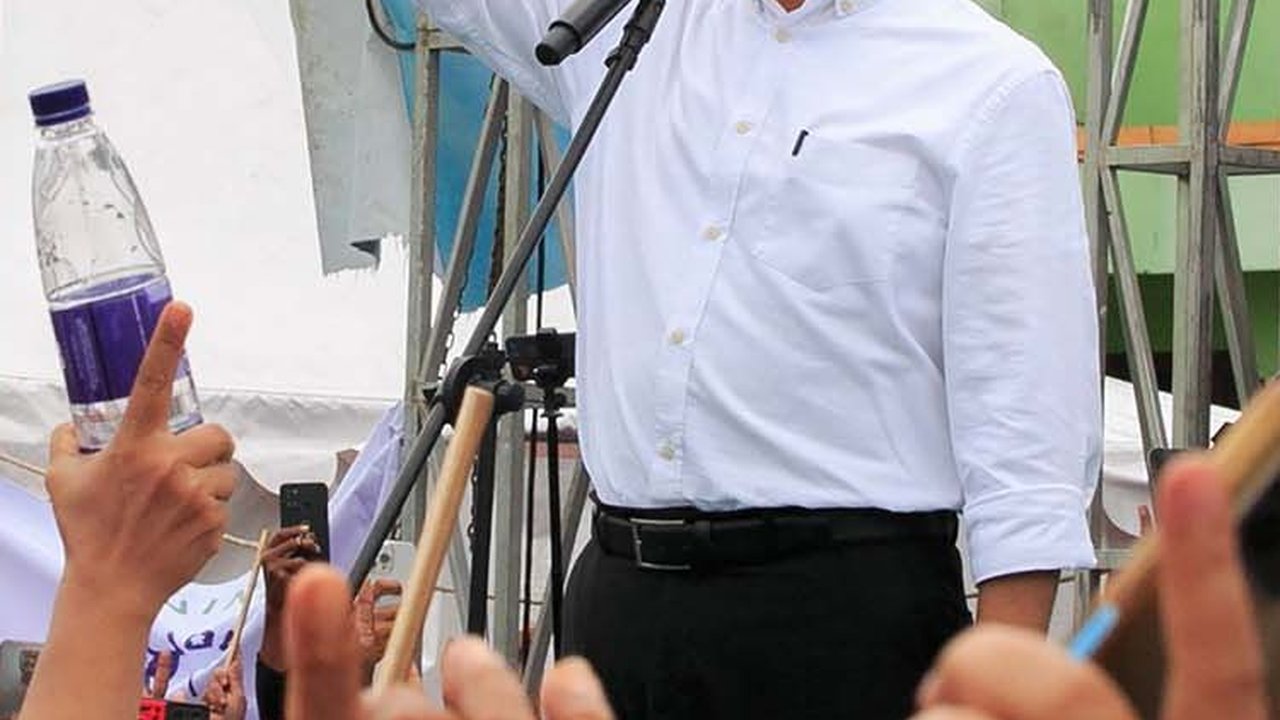 FOTO: Ribuan Pendukung Padati Kampanye Akbar Anies Baswedan di Yogyakarta