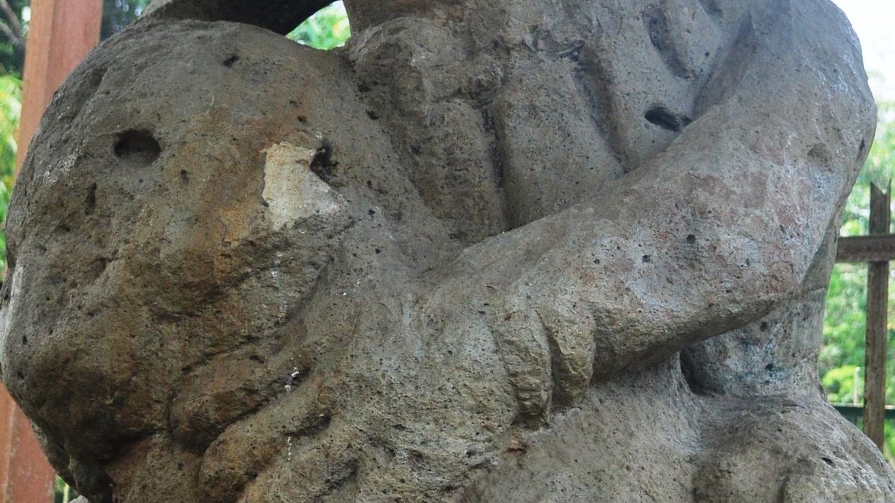 Menelusuri Arca Tanjung Telang, Simbol Manusia yang Hidup Berdampingan dengan Gajah