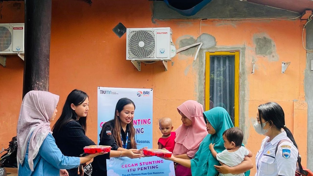 Dukung Penghapusan Stunting, BRI Beri Antropometri Kit dan Makanan Tambahan Selama 3 Bulan