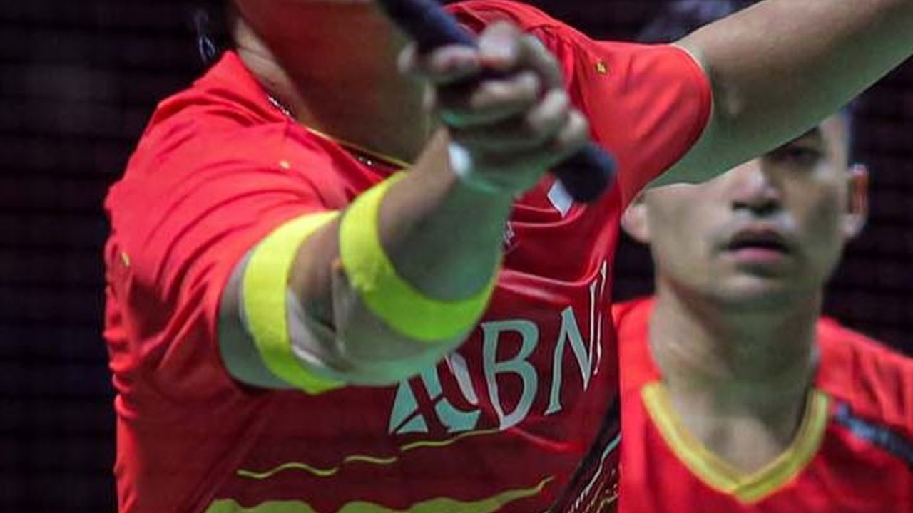 FOTO: Tumbangkan Ganda Denmark, Leo/Daniel Kunci Tiket ke Semifinal Indonesia Masters 2024